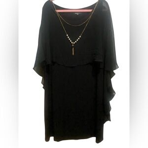 Glamour Egypt Women’s Black Cocktail Dress Size 20W Holiday Party Glam